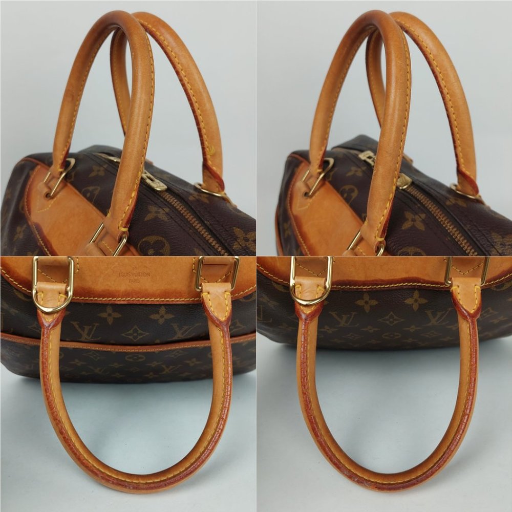 SOLD Louis Vuitton Deauville Brown Monogram Canvas Bag - Picture 8 of 16